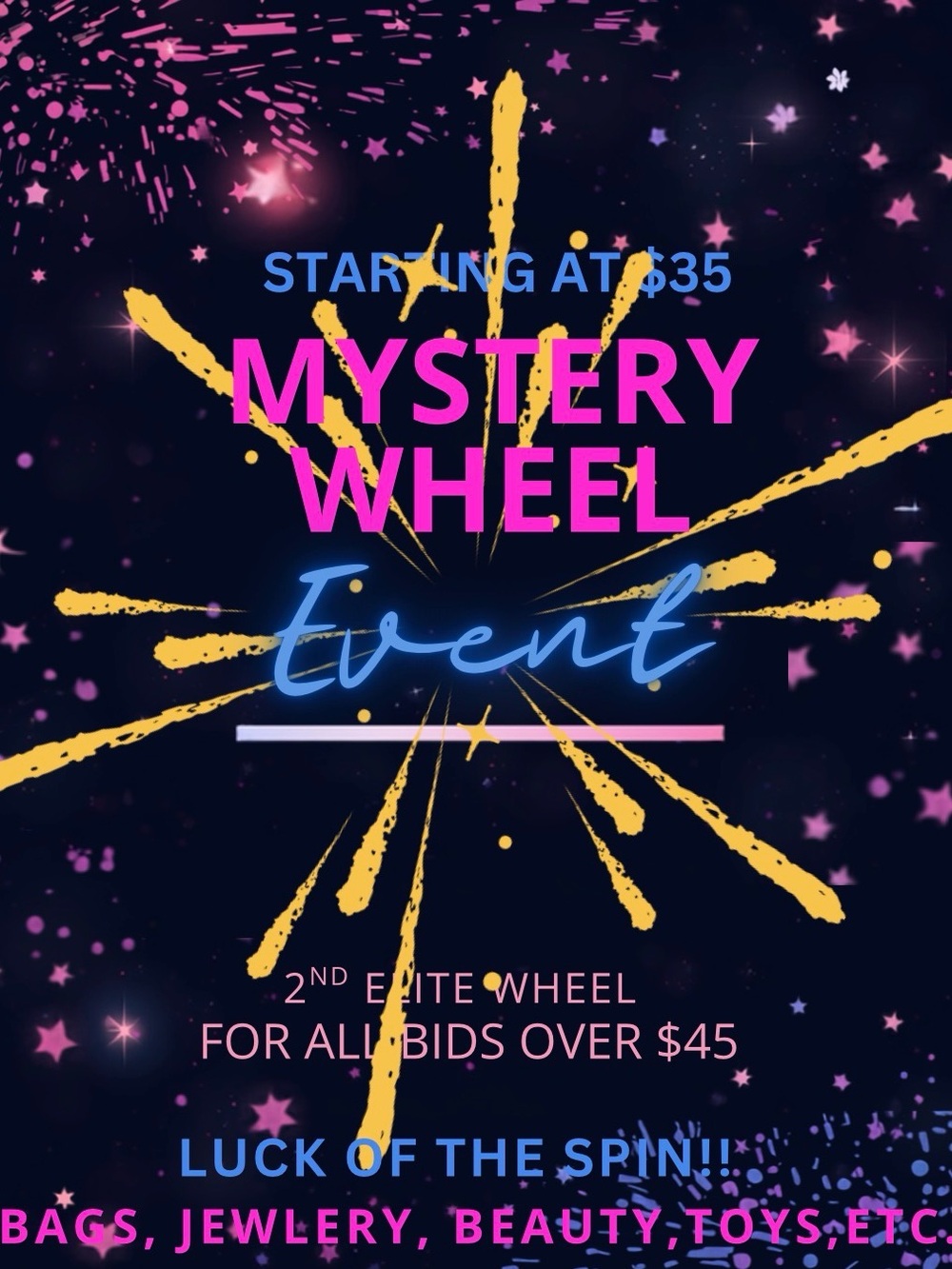 $35 Mystery Wheel Event - WITH $45 ELITE WHEEL 🤩